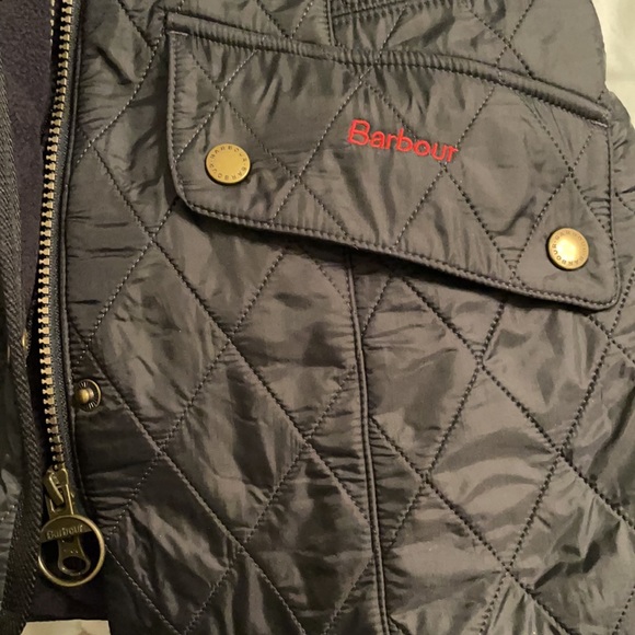 Barbour Cavalry Polarquilt Jacket - Navy - Picture 3 of 6